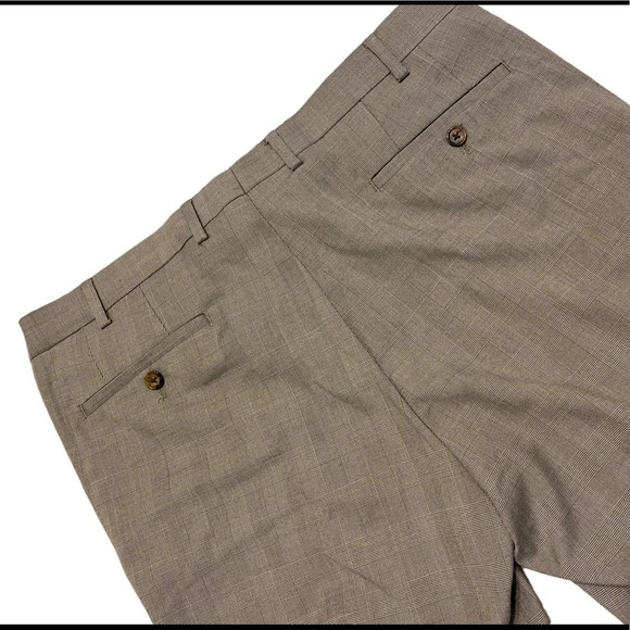 Lauren Ralph Lauren Crosshatch Flat Front Dress Pants - Picture 8 of 8